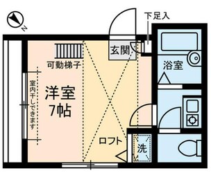 シャンテ鷲神社前の物件間取画像